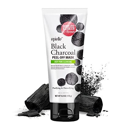 Amazon.com : Epielle Black Charcoal Peel Off Face Mask | Deep Pore Cleansing with Activated Charcoal | Detoxifying and Purifying Blackhead Remover Mask | 6.0 fl oz | 2 Bulk Pack : Beauty & Personal Care Charcoal Skincare, Blackheads On Face, Aesthetic Mask, Tips For Acne, Charcoal Peel Off Mask, Black Head Remover Mask, Face Mask Aesthetic, Clean Blackheads, Blackhead Mask