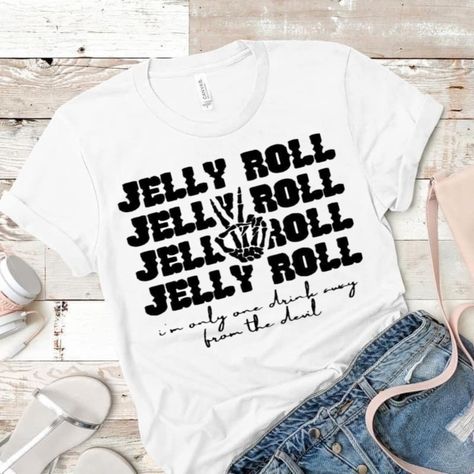 Bunnie Xo, Jelly Roll, Custom Shirt, Shirt Ideas, Color Chart, Custom Shirts, Jelly, Blue And Purple, Georgia