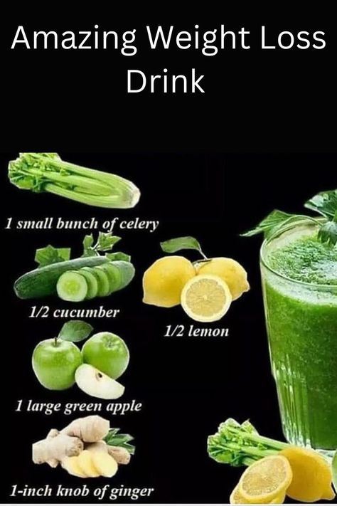 Celery Smoothie, Flat Belly Smoothie, Lemon Diet, Burn Stomach Fat, Fat Burning Smoothies, Belly Fat Drinks, Smoothie Diet Plans, Healthy Juice Recipes, Belly Fat Burner Drink