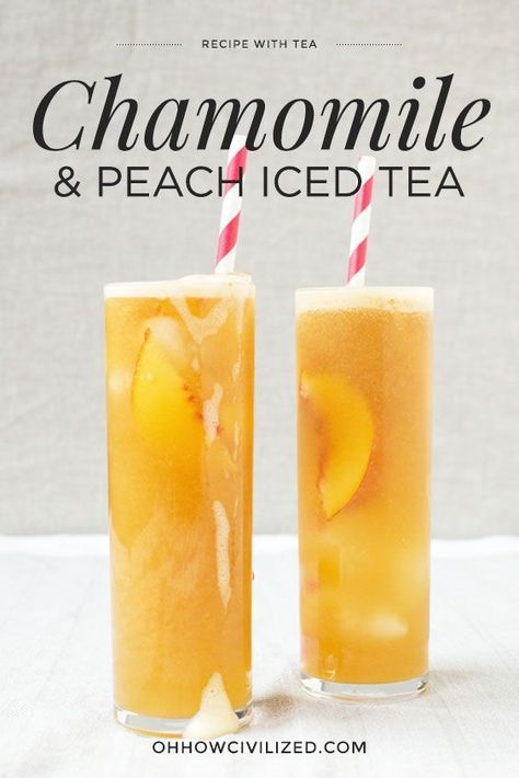 Peach Iced Tea, Sommer Mad, Tea Drink Recipes, Peach Ice Tea, Tea Drinks, Drink Recipes Nonalcoholic, Iced Tea Recipes, Honey Tea, Milk Shakes