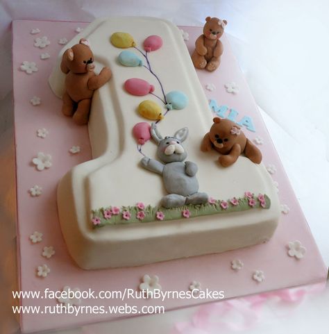 https://flic.kr/p/FZNeZT | Mia's-First-Birthday-Cake | First birthday cake for Mia.  Chocolate biscuit cake in the shape of a number one. 1 Shaped Birthday Cake, Number One Cake, Number 1 Cake, Girls First Birthday Cake, Dora Cake, Alphabet Cake, Chocolate Biscuit Cake, 1st Birthday Cakes, One Cake