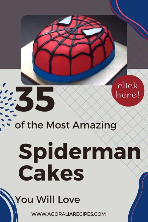 Are you or your family members fans of the friendly neighborhood Spiderman? Then you'll be happy that we've compiled 35 Spiderman Cakes you will love. You might think that making a Spiderman-themed cake will be difficult, but we have recipes that range from easy to elaborate and 3-dimensional. From a simple Spiderman face cake to an embellished edible number Spiderman cake and hanging Spiderman, we have everything you would want as a reference for the next Spiderman fan birthday party. Spiderman Cake Birthday For Kids, Spider Man Cake Ideas, Hanging Spiderman, Spiderman Cake Ideas, Spiderman Birthday Party Food, Spider Man Birthday Cake, Spiderman Cakes, Spectacular Spiderman, One Tier Cake