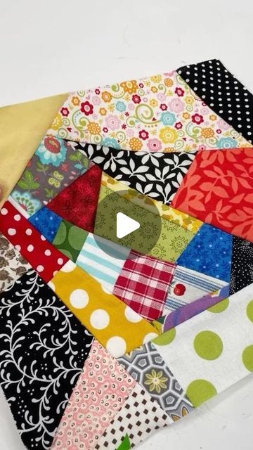 Crazy Scrap Quilts, How To Make A Scrappy Quilt, Scrap Fabric Ideas Projects, Crazy Patchwork Tutorial, Scrap Quilting Ideas Leftover Fabric, Quilting With Scraps, Crumb Quilting Tutorials, Scrap Buster Sewing Projects, Scrap Quilt Patterns Free Simple