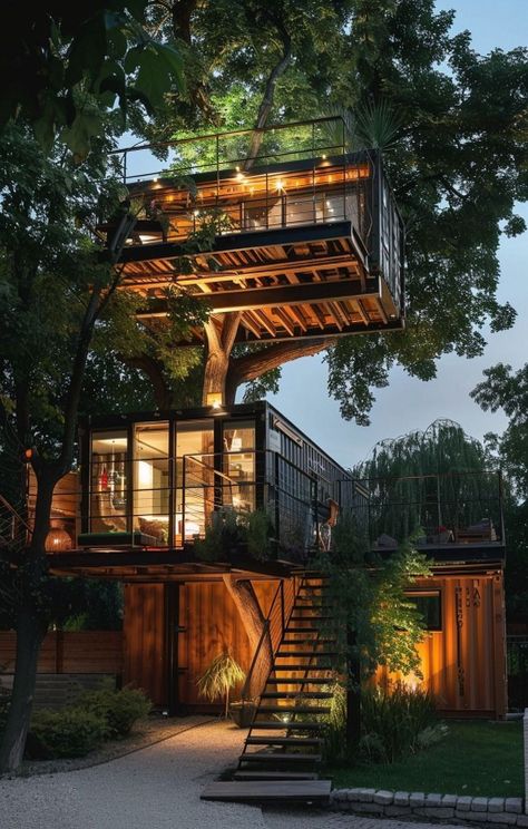 Shipping containers make surprisingly gorgeous, eco-friendly homes! Check out these 39 stunning shipping container house designs that are totally on-trend for 2024 living. 👆 Click for more ideas！ #DecorInspiration #HomeIdeas #Ideas #HomeInspiration #Space #in #and #Tiny #InteriorDesign #Living #HomeDecor #Compact #Maximizing #Comfort #Home Container Tree House, Beautiful Container Homes, Shipping Container House Ideas, Shipping Container House Plans Layout, Small Container House Design, Shipping Container Homes Plans Layout, Eco Friendly House Architecture, Container Homes Ideas Design, Luxury Container Homes