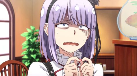 Dagashi-Kashi Hotaru Scared Face Scared Face Expression Drawing, Scared Anime, Dagashi Kashi, Scared Face, Anime Expressions, Drawing Expressions, Face Expressions, Cool Names, Otaku Anime