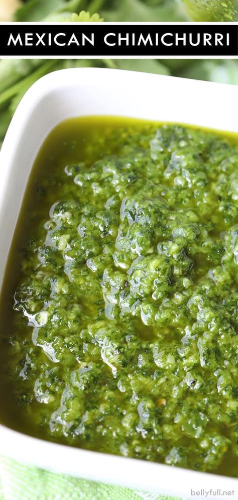 To go with baked chicken chimichurris. Mexican Steak Sauce, Mexican Condiments, Chimichurri Marinade, Mexican Marinade, Veggie Prep, Reset Recipes, Organic Chips, Chimichurri Sauce Recipe, Cilantro Parsley