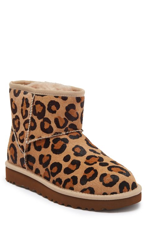 Ugg Fashion, Clear Boots, Ugg Boot, Leopard Print Boots, Mini Baileys, Classic Ugg Boots, Classic Slippers, Bailey Bow Uggs, Ugg Mini