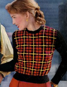 Wallace Tartan Pullover Pattern Wallace Tartan, Free Knitting Patterns For Women, Sweater Patterns, Crochet Jumper, Pullover Pattern, Pattern Knitting, Vintage Knitting Patterns, Knitted Wit, Sweater Knitting Patterns