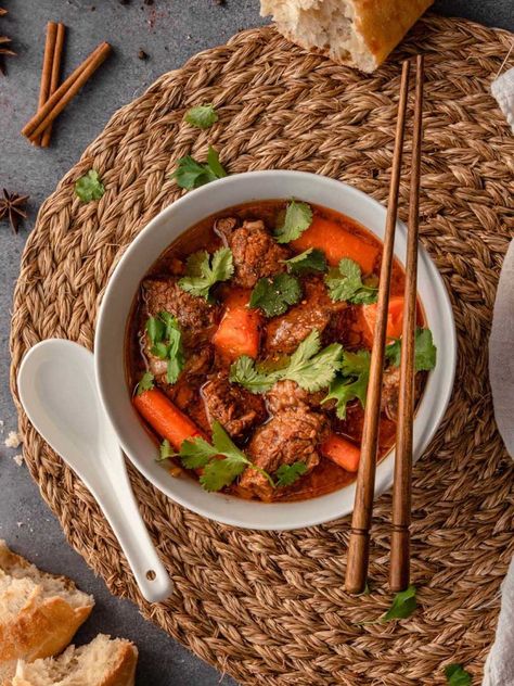 Instant Pot Recipes - Balance With Jess Bo Kho Recipe, Air Fryer Bbq Chicken, Bo Kho, Vietnamese Beef Stew, Beef Stew Seasoning, Bbq Chicken Drumsticks, Vietnamese Beef, Beef Marinade, Traditional Family