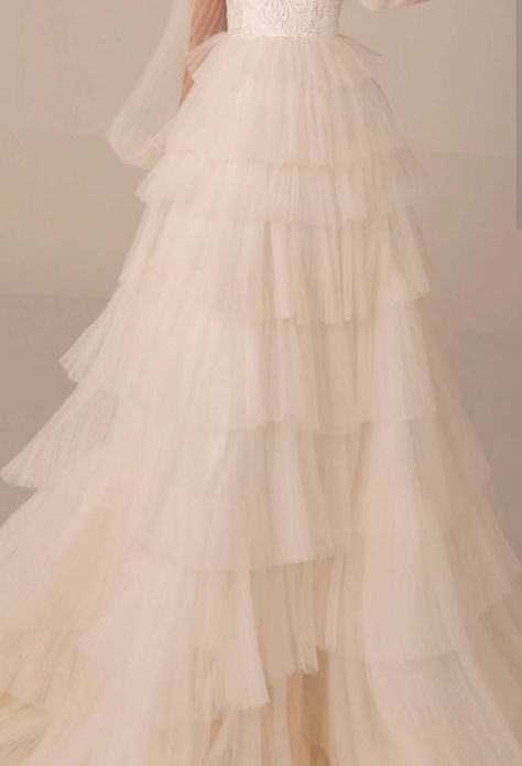 Layered Chiffon Wedding Dress, Flowy Layered Wedding Dress, Wedding Dress Layered Skirt, Tiered Ruffle Wedding Dress, Ruffle Skirt Wedding Dress, Layered Tulle Wedding Dress, Layer Wedding Dress, Ruffles Wedding Dress, Layered Wedding Dress