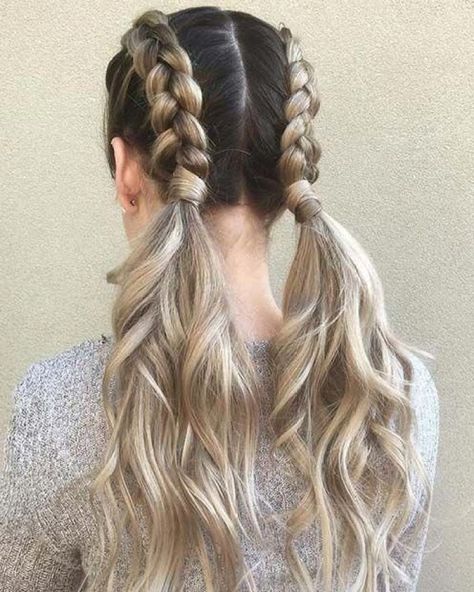 Acconciature con trecce 2020 😍 gli hairlook più belli da copiare subito Event Hairstyles, Long Box Braids, Cute Braided Hairstyles, Peinados Fáciles Para Cabello Corto, Easy Summer Hairstyles, Easy Hairstyles For Long Hair, Braids For Long Hair, Box Braids Hairstyles, Beard Styles