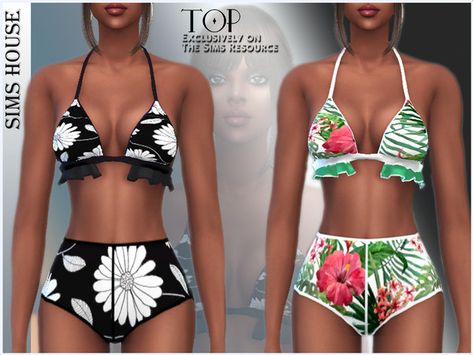 S4cc Swimsuit, Sims4 Swimsuit Cc, Swimsuits Sims 4 Cc, Sims 4 Island Living Cc Clothes, Sims Cc Swimwear, Sims 4 Bathing Suits, Sims Aesthetic, Sims Lookbook, Swimsuit Bra