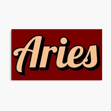 Aries Font, Aries Sticker, Astrology Stickers, Vintage Font, Phone Stickers, Vintage Fonts, Custom Artwork, Cal Logo, Print Images