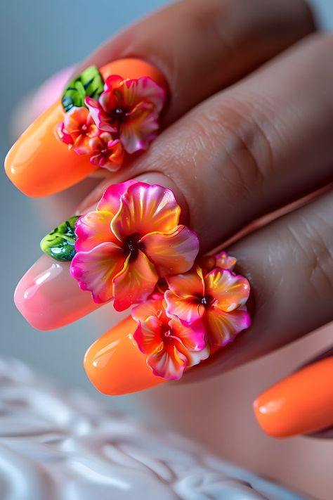 beach nails, summer nails inspo 2024, nails design, summer nails long, summer nails 2024, summer nails hawaii, summer nails vacation, summer nails, summer nails xl, summer nails with flowers, summer nails 3d, summer nails colors, summer nail color, nails acrylic, elegant nails, summer nails gel, summer nails unique, nail designs, summer nails acrylic, summer nails designs, summer nails aesthetic, cute summer nails, summer nails 2024 color trends, hawaiian nails, nail inspo, nails summer Tropical Flower Design Nails, Nails Acrylic Elegant, Summer Nails Hawaii, 3d Summer Nails, Nails Long Summer, Unique Nail Designs Summer, Elegant Nails Summer, Summer Nails With Flowers, Summer Nails Long