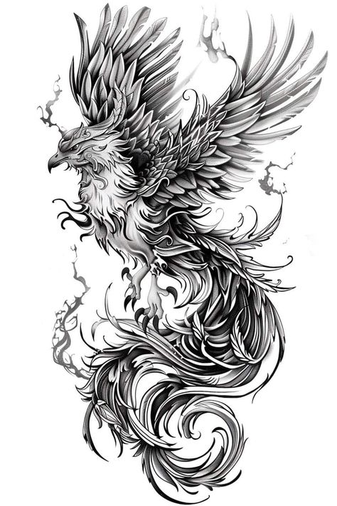 Phoenix Tattoo For Men Shoulder, Fenix Tattoo Design, Moments Tattoo, Colorful Tattoo Ideas, Sea Tattoo Sleeve, Scarecrow Tattoo, Phoenix Tattoo Men, Dragon Tattoo Shoulder, Tato Phoenix