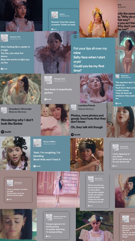 Melanie Martinez Lyrics, K-12 Melanie Martinez, Melanie Martinez Drawings, Melanie Martinez Photography, Imagine Dragons, Aesthetic Images, Melanie Martinez, Music Artists, Martini