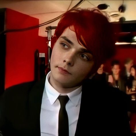 Gerard Way Red Hair, Red Hair Era, Gerard Way, My Chemical, My Chemical Romance, Red Hair, Romance, Red, Hair