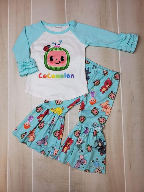 Camis Creations CAL CoComelon Bell Bottom Outfit Bell Bottom Outfit, Bell Bottoms Outfit, Support Small Business, Bell Bottom, New Parents, Plush Dolls, Toddler Toys, Things To Buy, 2nd Birthday