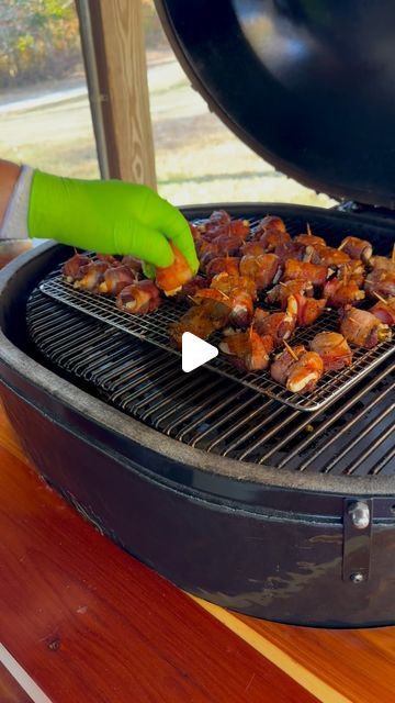 Chris Bentley on Instagram: "Bacon Wrapped Deer Poppers #deer #deermeat #deergram #deertok #deerseason #easy #recipe #jalapeno #makelifetastebetter #allegromarinade #candiedjalapenos #primoceramicgrills #awesomefood" Recipes For Deer Backstrap, Bacon Wrapped Deer Backstrap, Deer Meat Breakfast, Bacon Wrapped Venison Backstrap, Cooking Backstrap Deer Meat, Candied Jalapenos, Game Meat, Deer Recipes, Deer Season