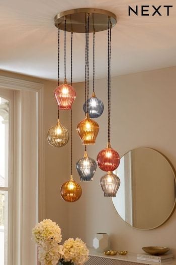 Cool Light Shades, Hall Stairs And Landing Lighting Ideas, Lounge Room Lighting Ceilings, Cluster Pendant Lighting Dining Rooms, Lounge Pendant Lighting, Edwardian Light Fittings, Statement Ceiling Light, Fun Light Fixtures, Hallway Lights Ceiling