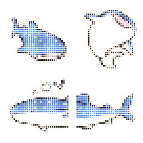 Shark Hama Beads, Whale Shark Perler Bead, Whale Shark Cross Stitch, Sea Creature Pixel Art, Whale Shark Pixel Art, Shark Perler Bead Pattern, Sea Pixel Art, Fish Pixel Art, Dorm Window