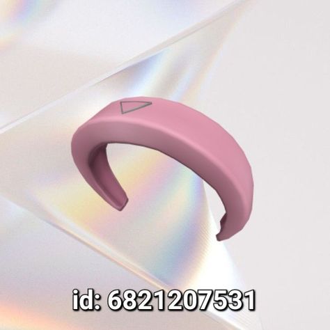 Soft Pink Satin Headband | Bloxburg, Brookhaven, Berry Avenue. Roblox Pink Headband Code, Berry Avenue Head Accessories, Pink Accessories Codes, Berry Avenue Hair Accessories Codes, Headband Codes Berry Ave, Berry Avenue Codes Pink, Accessory Codes, Aesthetic Codes, Pink Girl Outfits