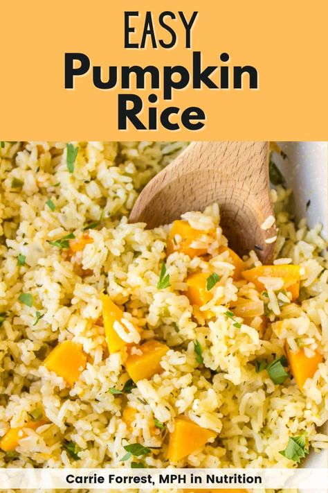 Pumpkin And Rice Recipes, Jamaican Pumpkin Rice, Jamaican Vegan Recipes, Easy Sausage Dinner Recipes, Butternut Squash Rice, Fall Yummies, Caribbean Dishes, Rice Meat, Pumpkin Crockpot