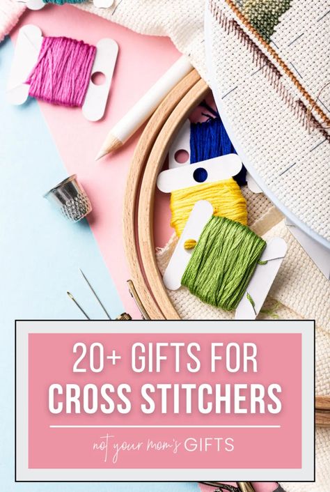 If you’re looking for the perfect gift for a cross stitcher, you’re in the right place! We’ve put together a list of 30+ gifts for cross stitchers that any stitcher would love! | cross stitch gifts | cross stitch gift ideas | cross stitch gifts ideas | cross stitch Christmas gifts | cross stitch gifts projects | cross stitcher gifts | gift for cross stitcher | gifts for a cross stitcher | cross stitcher magazine gallery.ru | cross stitch gifts projects | cross stitch gift | notyourmomsgifts.com Gifts For Cross Stitchers, Cross Stitch Retreat Gifts, Gifts For Best Friends Girl, Best Friends Gifts Diy, Friends Gifts Diy, Best Friend Diy Gifts, Unique Gift Ideas For Boyfriend, Friend Diy Gifts, Best Friend Gifts Diy