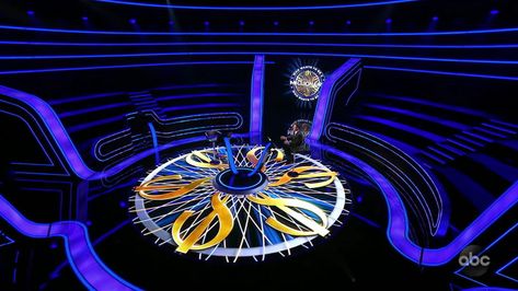 Who Wants to Be a Millionaire Broadcast Set Design Gallery Who Wants To Be A Millionaire, Tv Set Design, Hi End, Sony Pictures, Set Design, Game Show, Stage Design, Design Studio, Neon Signs