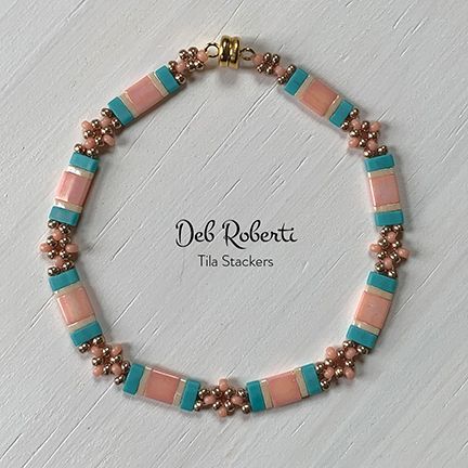 Tila Stackers Tila Beads, Beads Craft Jewelry, Duo Beads, Handmade Jewlery, Diy Jewelry Inspiration, Beaded Bracelets Tutorial, Seed Bead Tutorial, Necklace Patterns, Bead Pattern