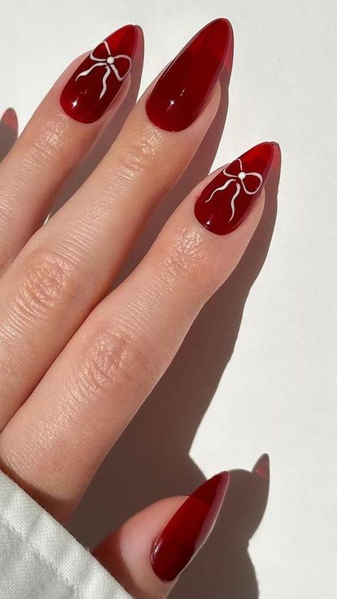 Kutek Disney, Wine Nails, February Nails, Pink Ombre Nails, Cherry Nails, Nagel Tips, Casual Nails, Classic Nails, Red Nail Designs