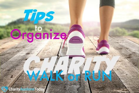 5 Helpful Tips to Organize a Charity Walk or Run Awareness Walk Ideas, Charity Ideas, Charity Work Ideas, Walk Idea, Charity Run, Staff Morale, Charity Fund, Fundraiser Ideas, Charity Project