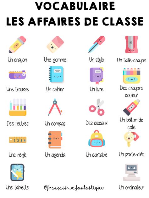 Learn French Fast, Learning French For Kids, Basic French Words, French Kids, French Worksheets, French Teaching Resources, French Activities, French For Beginners, Teacher Activities