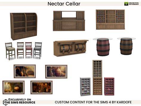 Sims 4 Nectar Cc, Sims 4 Liquor Cc, Sims Wine Cc, Sims 4 Wine Rack Cc, Sims 4 Alcohol Clutter, Sims 4 Cc Shelves, Sims 4 Store Shelves Cc, Sims 4 Wine Cellar Cc, Sims 4 Wine Cellar