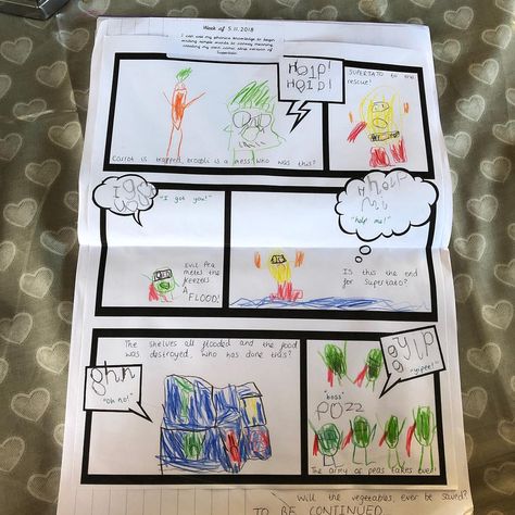 Elizabeth Jobson on Instagram: “I am so UNBELIEVABLY proud of my class this week. They have really been hooked on Supertato and we created our own comic strips. Monday we…” Supertato Activities, Year 2 Classroom, People Who Help Us, Eyfs Classroom, My Class, Year 2, Reception Ideas, Proud Of Me, School Stuff