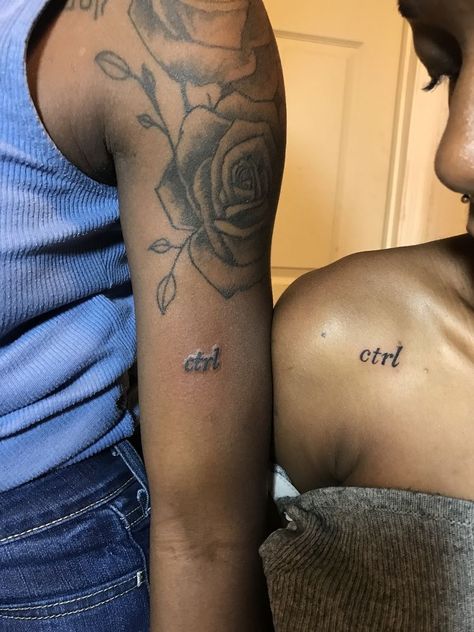 Ctrl Sza Tattoo, Ctrl Tattoo, Best Friend Tattoo, Sza Ctrl, Tattoos Infinity, Tattoos Mandala, Inspiration Tattoo, Tattoos Geometric, Tattoos For Black Skin