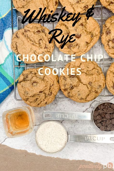 These #chocolatechipcookies are made with brown butter and rye flour to take them to the next level Crispy Cookies, Rye Flour, Cookie Dough Balls, Dough Balls, Chewy Cookie, Brown Butter, Rye, Infamous, Chocolate Cookie