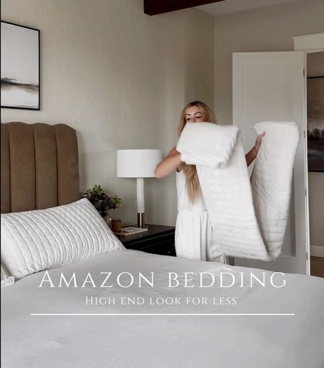 Ourpnw_home's Amazon Page Amazon Bedding Master Bedrooms, Amazon Bedding Ideas, Amazon Bedroom Decor, Amazon Must Haves For Bedroom, Bed Layering, Amazon Bedding, Primary Bedroom, Best Amazon, Amazon Home