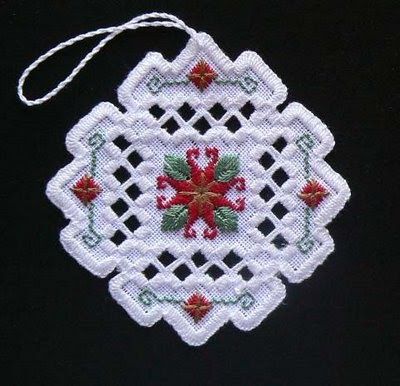 Hardanger Christmas Ornament Patterns, Hardanger Patterns, Hardanger Embroidery, Point Lace, Paper Embroidery, Learn Embroidery, Christmas Ornament Pattern, Crochet Doily Patterns, Types Of Embroidery