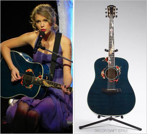 Disney Guitar, Speak Now World Tour, Taylor Swift Guitar, Swift Quotes, Taylor Guitars, Taylor Guitar, 21st Party, Taylor Swift Speak Now, Taylor Swift Music