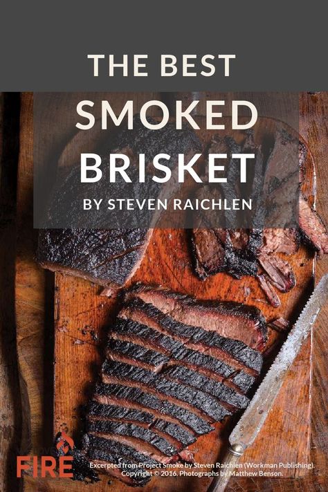 A perfect juicy brisket every time according to Steven Raichlen. Its a great piece of beef breast. Brisket Sandwiches, Brisket Seasoning, Barbecue Brisket, Smoked Chicken Wings, Keto Dinners, Brisket Recipes, Carb Dinner, Smoked Brisket, Smoked Chicken