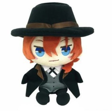 Bungou Stray Dogs Plushies, Chuuya Plushies, Chuuya Plush, Bsd Plushies, Bsd Chuuya, Notes App, Procreate Ipad Art, Chuuya Nakahara, Silly Dogs