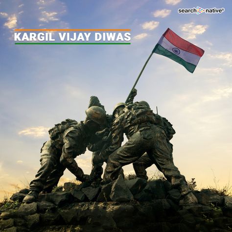 We salute our National Heroes this Kargil Vijay Divas️️.  #KargilVijayDiwas Cargill Vijay Diwas, Kargil Divas, Kargil Vijay Diwas Creative Ads, Kargil Vijay Divas, Kargil Vijay Diwas, Vijay Diwas, Best Cafe, Mural Art Design, Boho Gown