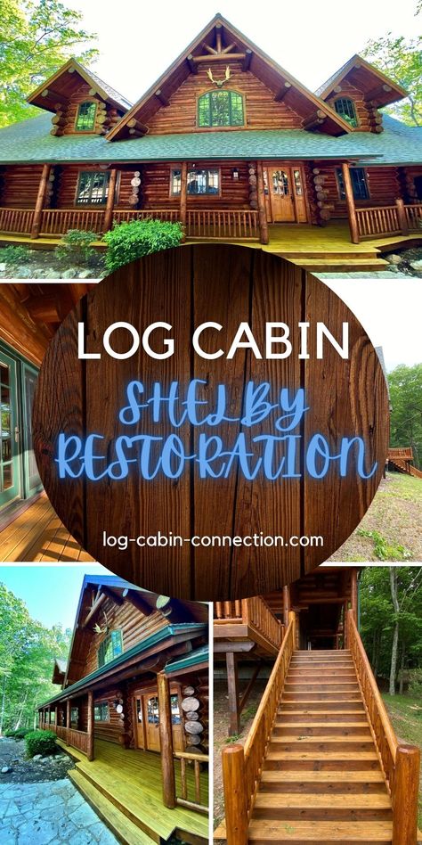 Log Cabin Chinking, Log Cabin House, Log Houses, Log Home Decorating, Cabin House, Log Home, Cabin Homes, Log Homes, Home Decorating