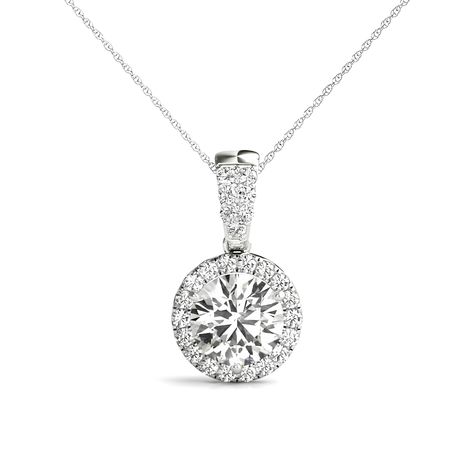 Ethical Diamonds, Round Diamond Halo, Round Diamond Pendant, Wedding Pendant, Pendant Diamond, Halo Pendant, Women Birthday, Platinum Metal, Environment Friendly