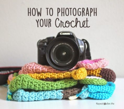 If you have your own business selling crocheted items this post is for you! Even if you don’t sell your crochet but you want to show off your work on social media or on your own blog, you will benefit from this information. You always want the photo of your product to reflect the hard … Crochet Projects To Sell, Repeat Crafter Me, How To Photograph, Crocheted Items, Crochet Business, Foto Tips, Your Crochet, Craft Show Ideas, Media Sosial