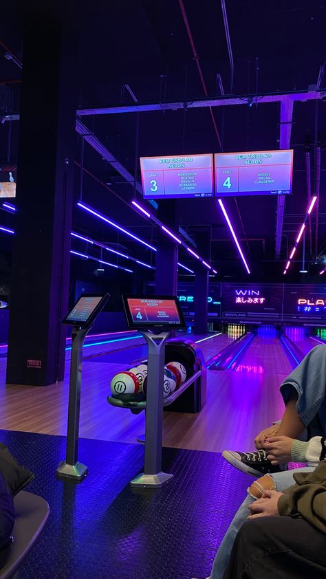 Bolling Alley Aesthetic, Bowling Alley Aesthetic, Alley Aesthetic, Environmental Chemistry, Logic Design, Fake Life, Yoga Music, Bowling Alley, 16 Birthday