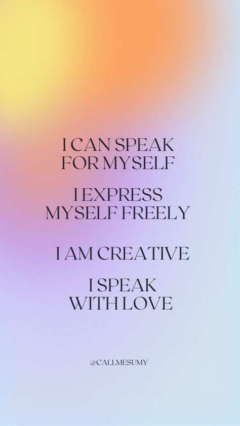 Phone wallpaper affirmations throat Chakra daily affirmation Throat Chakra Affirmation, Divine Feminine Affirmations, Positive Meditation, Meditation Affirmations, Repeat Daily, I Am A Singer, Throat Chakra Healing, Divine Masculine, Chakra Affirmations