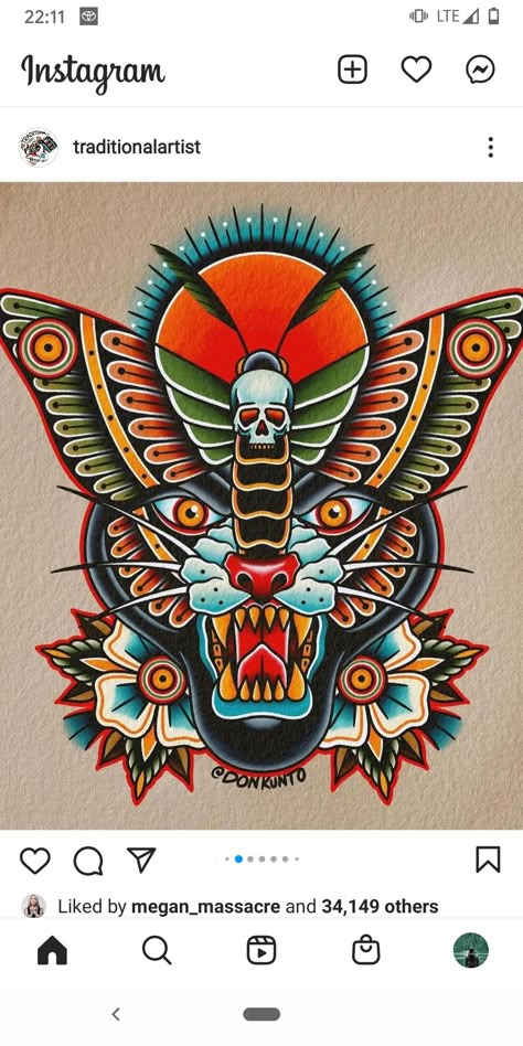 Colorful Throat Tattoo, Traditional Back Tattoos, Demonic Tattoos, Traditional Sun Tattoo, Traditional Compass Tattoo, Steampunk Tattoos, Traditional Ship Tattoo, Traditional Chest Tattoo, Traditional Heart Tattoos