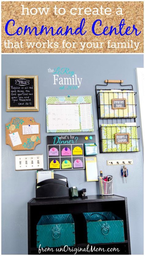 Organization Of Life, Family Command Centers, Command Center Organization, Diy Command Center, Command Center Kitchen, Home Command Center, Family Command Center, Back To School Organization, Organization Station